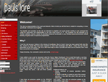 Tablet Screenshot of paulslore.com